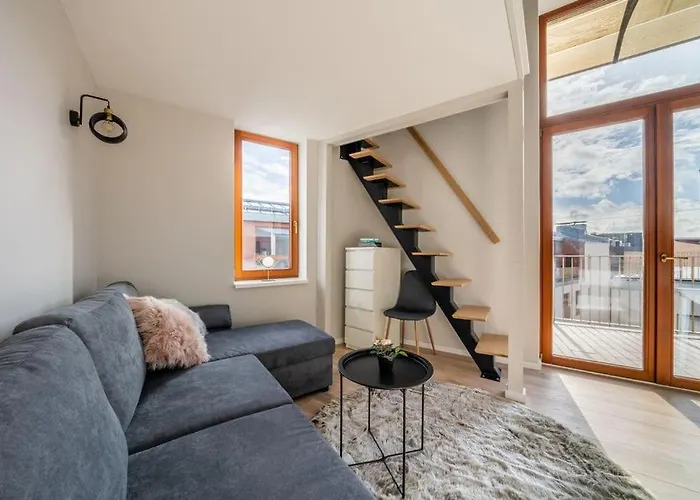 Dzīvoklis New Loft With Rooftop Terrace In The Old Town *